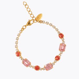CAROLINE SVEDBOM ARMBÅND CORINNA GOLD CORAL COMBO