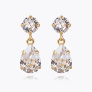 CAROLINE SVEDBOM ØREDOBBER MINI DROP EARRINGS CRYSTAL