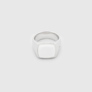 TOM WOOD RING CUSHION WHITE AGAT