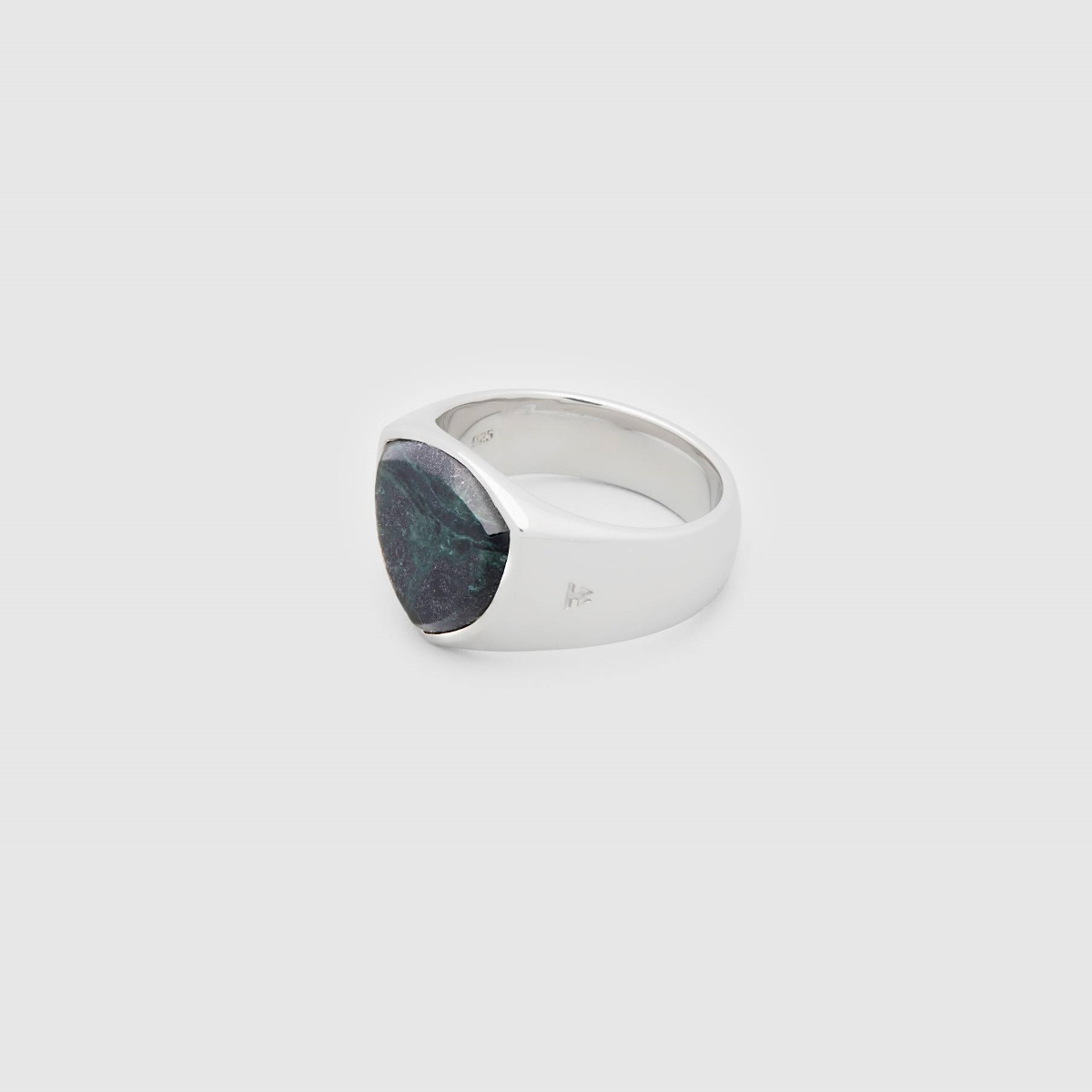 TOM WOOD RING SHEILD GREEN MARBEL