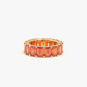 IZABEL DISPLAY RING CHUNKY COLORFUL ORANGE
