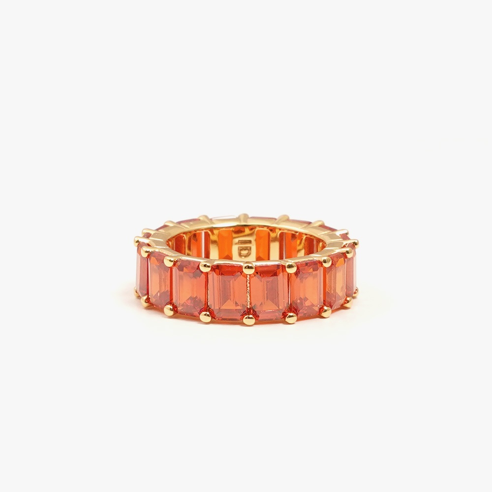 IZABEL DISPLAY RING CHUNKY COLORFUL ORANGE