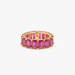IZABEL DISPLAY RING CHUNKY COLORFUL PINK