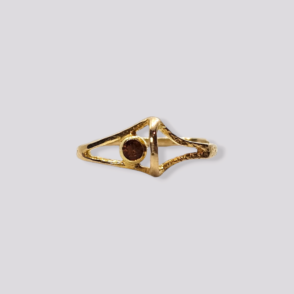 HELLMAN VINTAGE RING MED GRANAT