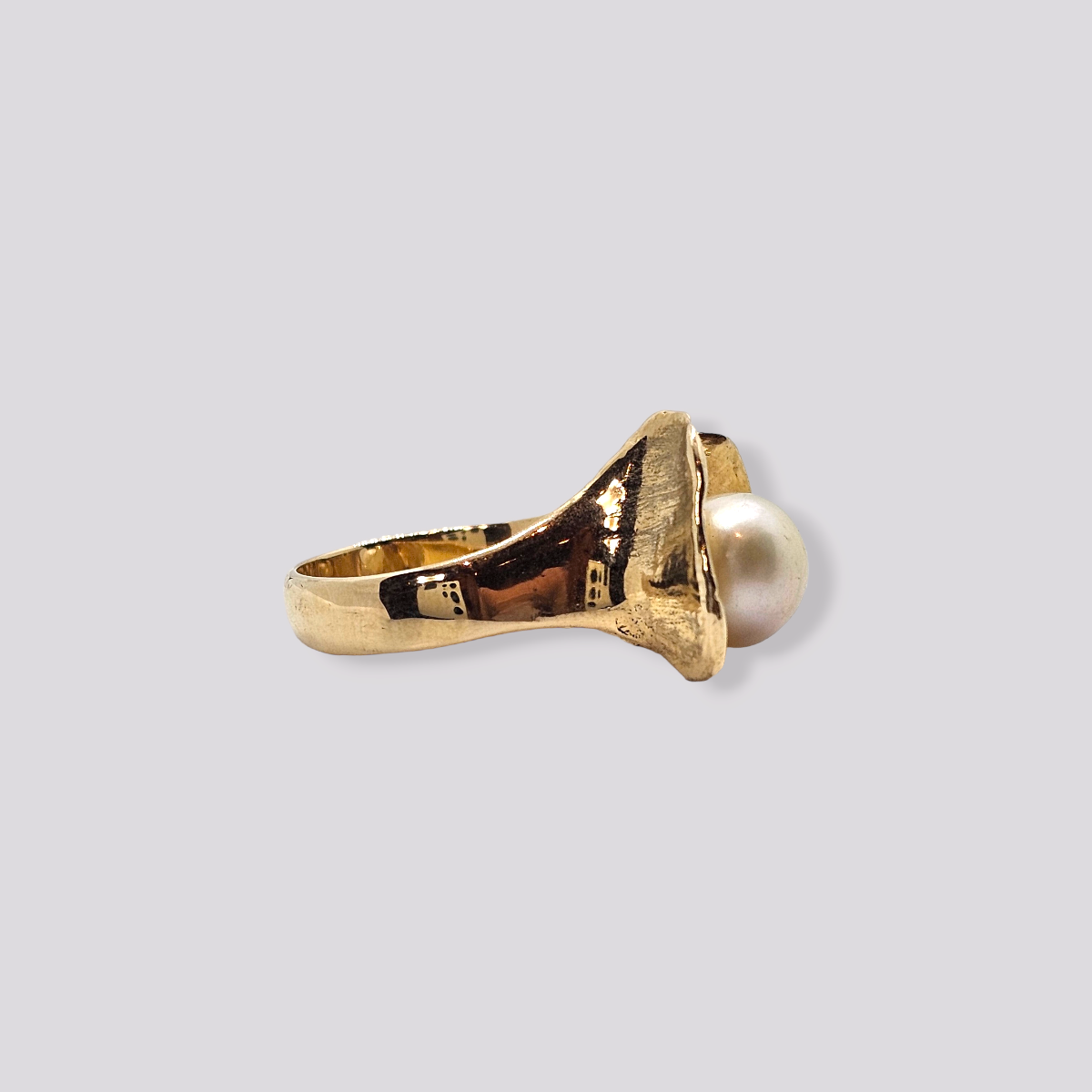 HELLMAN VINTAGE RING MED FERSKVANNSPERLE
