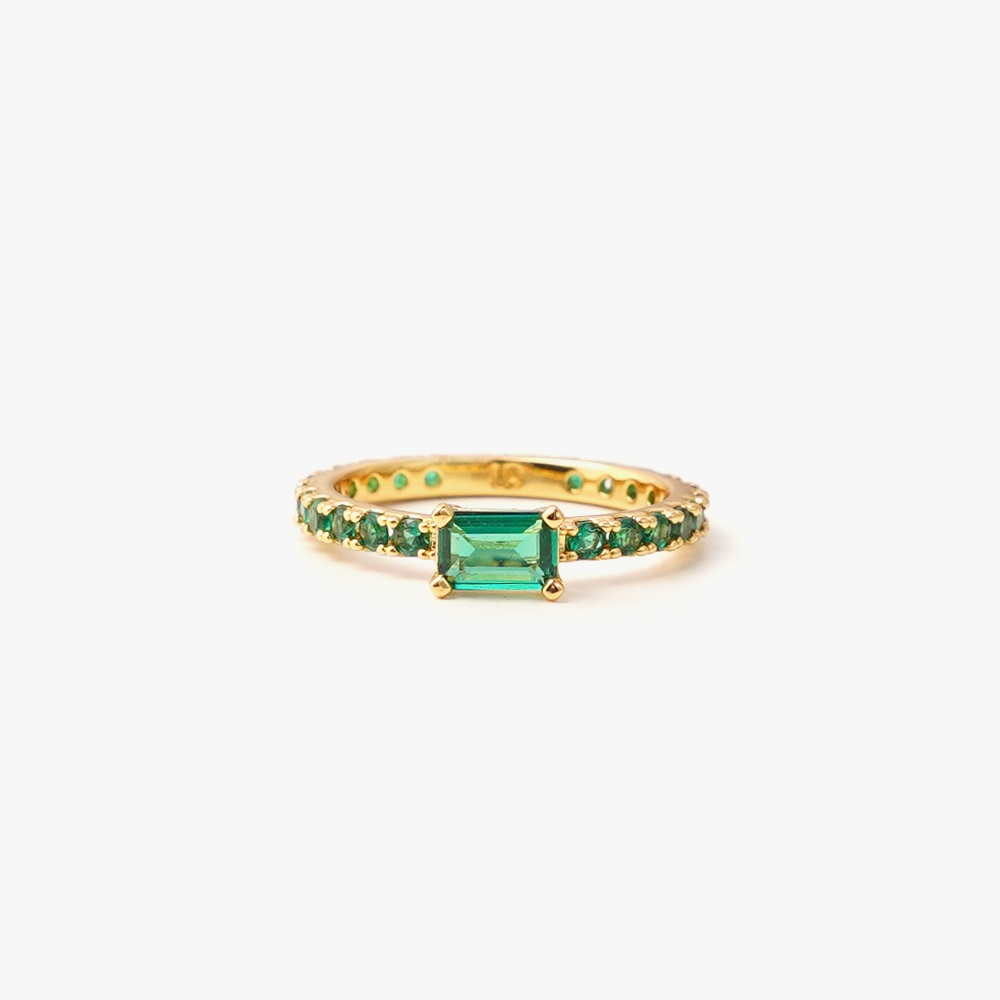 IZABEL DISPLAY RING ULTRA SLIM GREEN