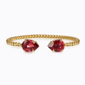 CAROLINE SVEDBOM ARMBÅND MINI DROP MULBERRY RED