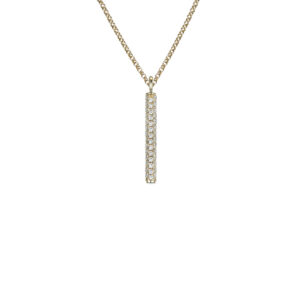 DIAMANT HALSSMYKKE MED KJEDE 0,28CT