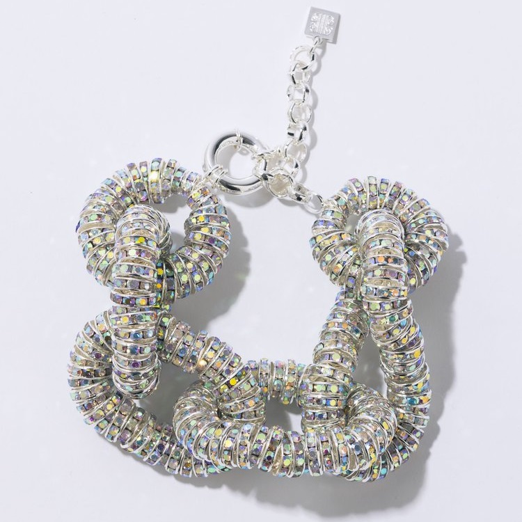 PEARL OCTOPUSS.Y DIAMOND TIRE BRACELET