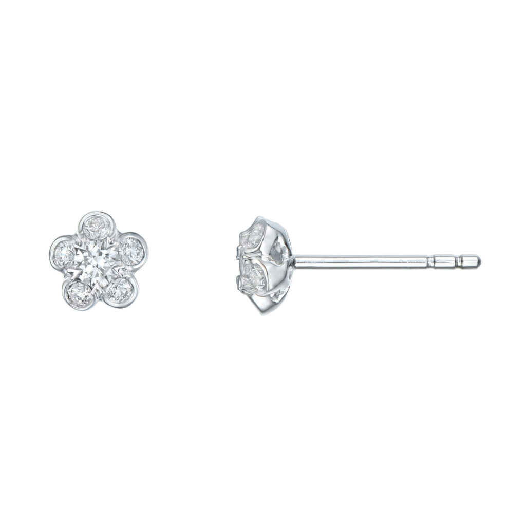 DIAMANTER ØREDOBBER HELLMAN 0,33CT
