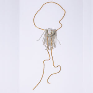 PEARL OCTOPUSS.Y KJEDE FRINGE BOLO TIE