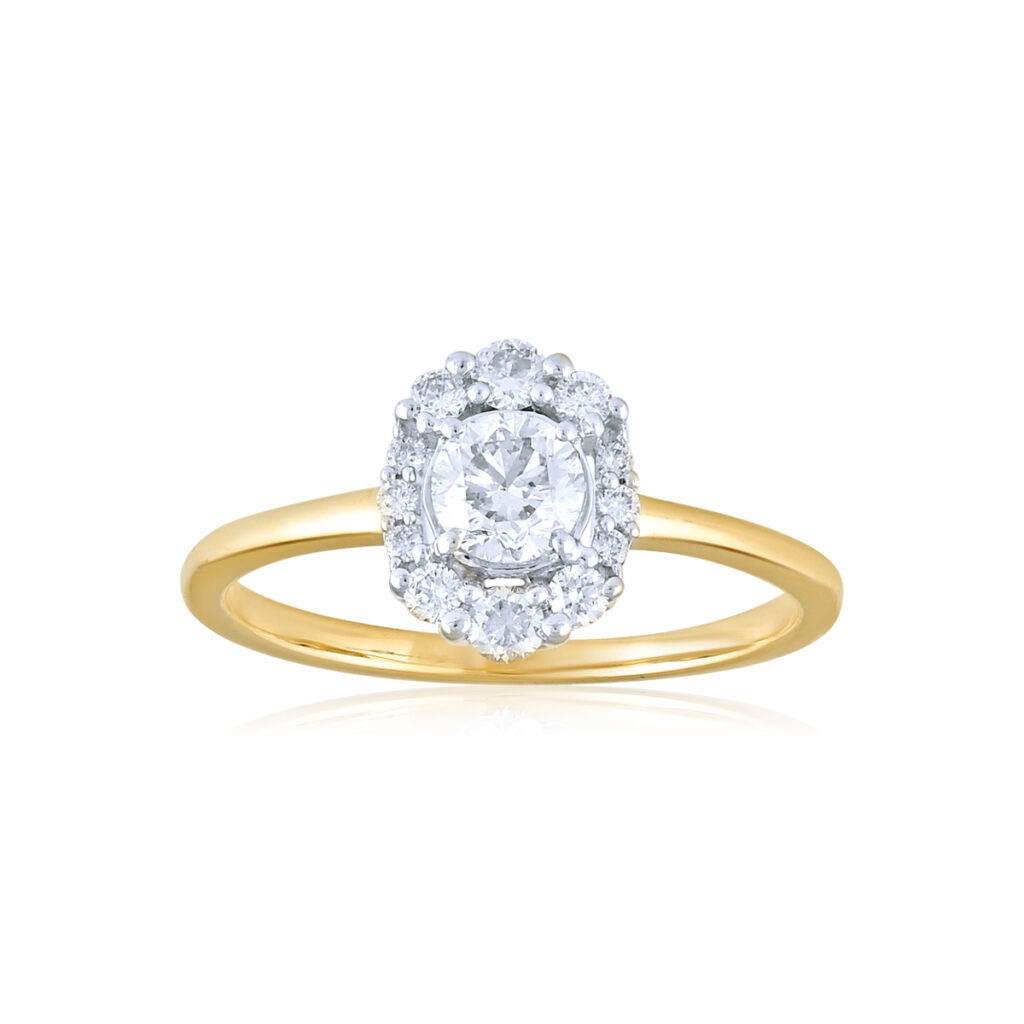 DIAMANTRING GULTGULL ROSETT HELLMAN