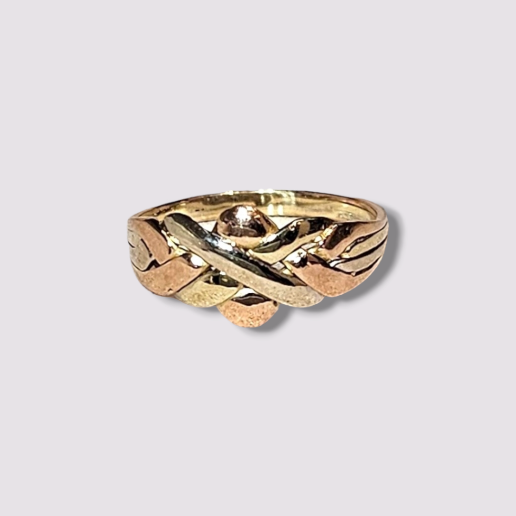 HELLMAN VINTAGE 3 FARGET FLETTET RING