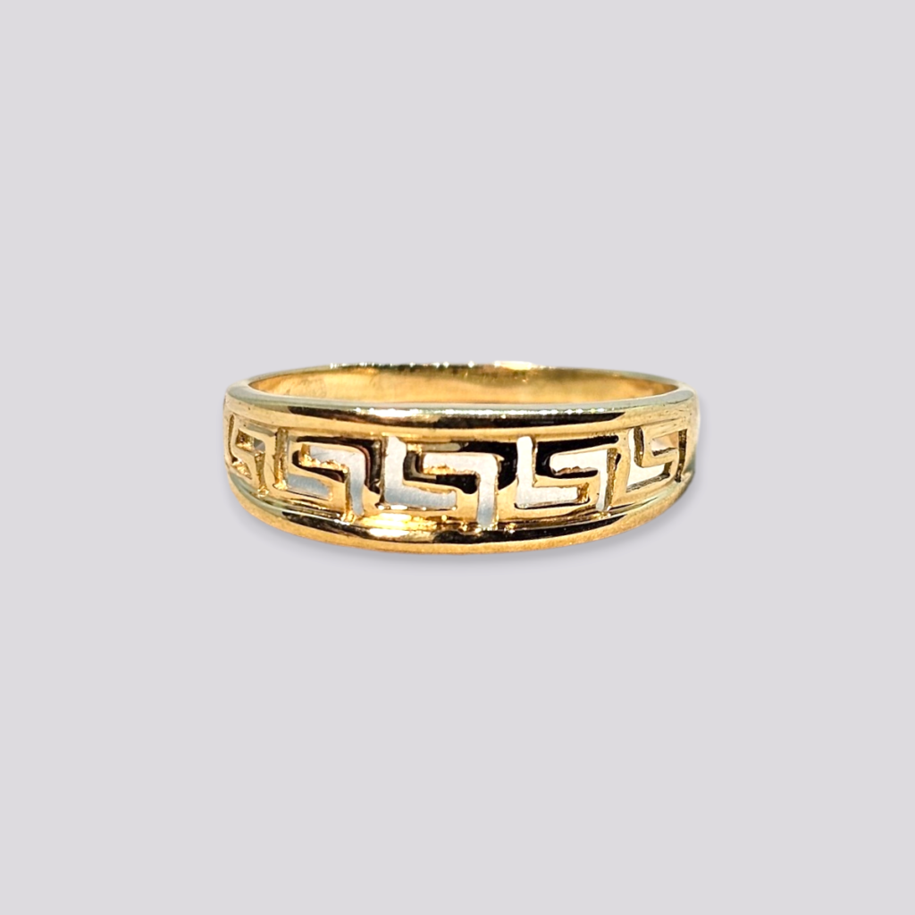 HELLMAN VINTAGE RING MED MØNSTER