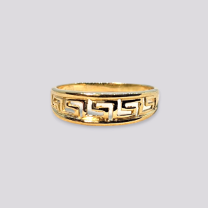 HELLMAN VINTAGE RING MED MØNSTER
