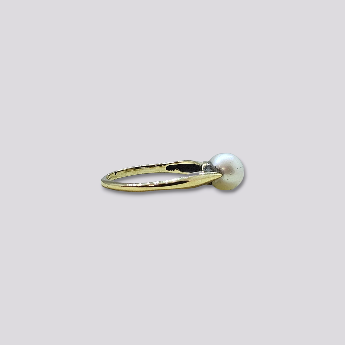 HELLMAN VINTAGE RING MED  7MM KP PERLE