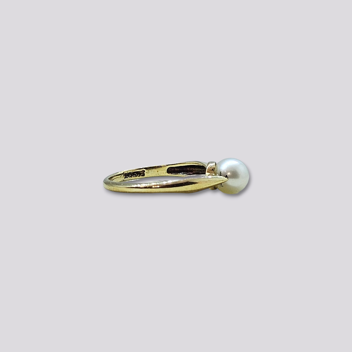 HELLMAN VINTAGE RING MED 6MM PERLE