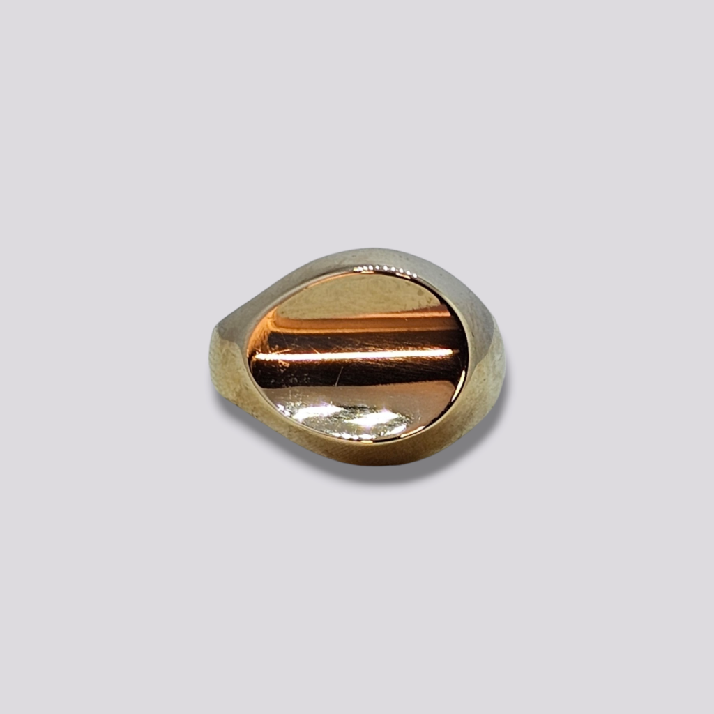 HELLMAN VINTAGE RING MED POLERT TOPP