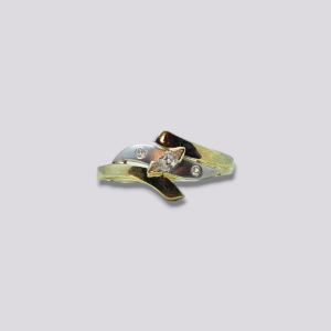 HELLMAN VINTAGE RING 2 FARGET MED CZ