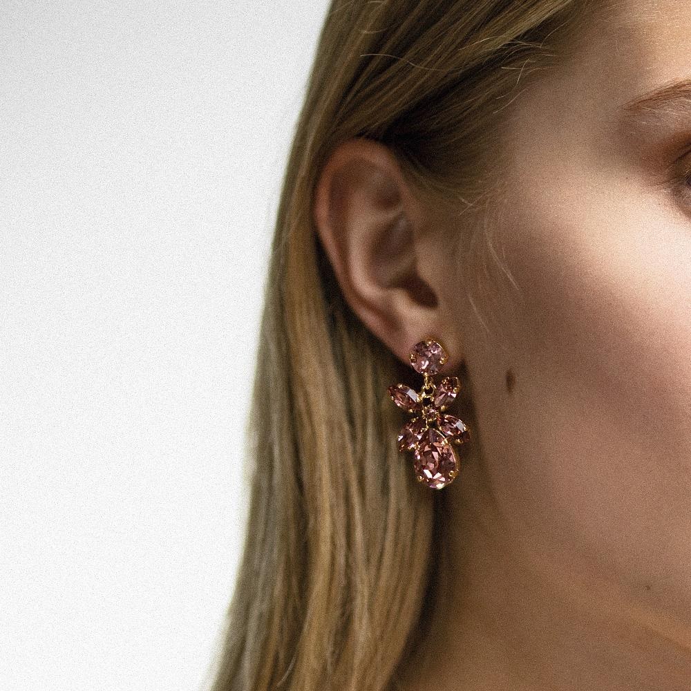 CAROLINE SVEDBOM ØREDOBBER MINI DIONE VINTAGE ROSE
