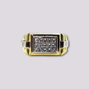 HELLMAN VINTAGE RING BRED MED 15 DIAMANTER