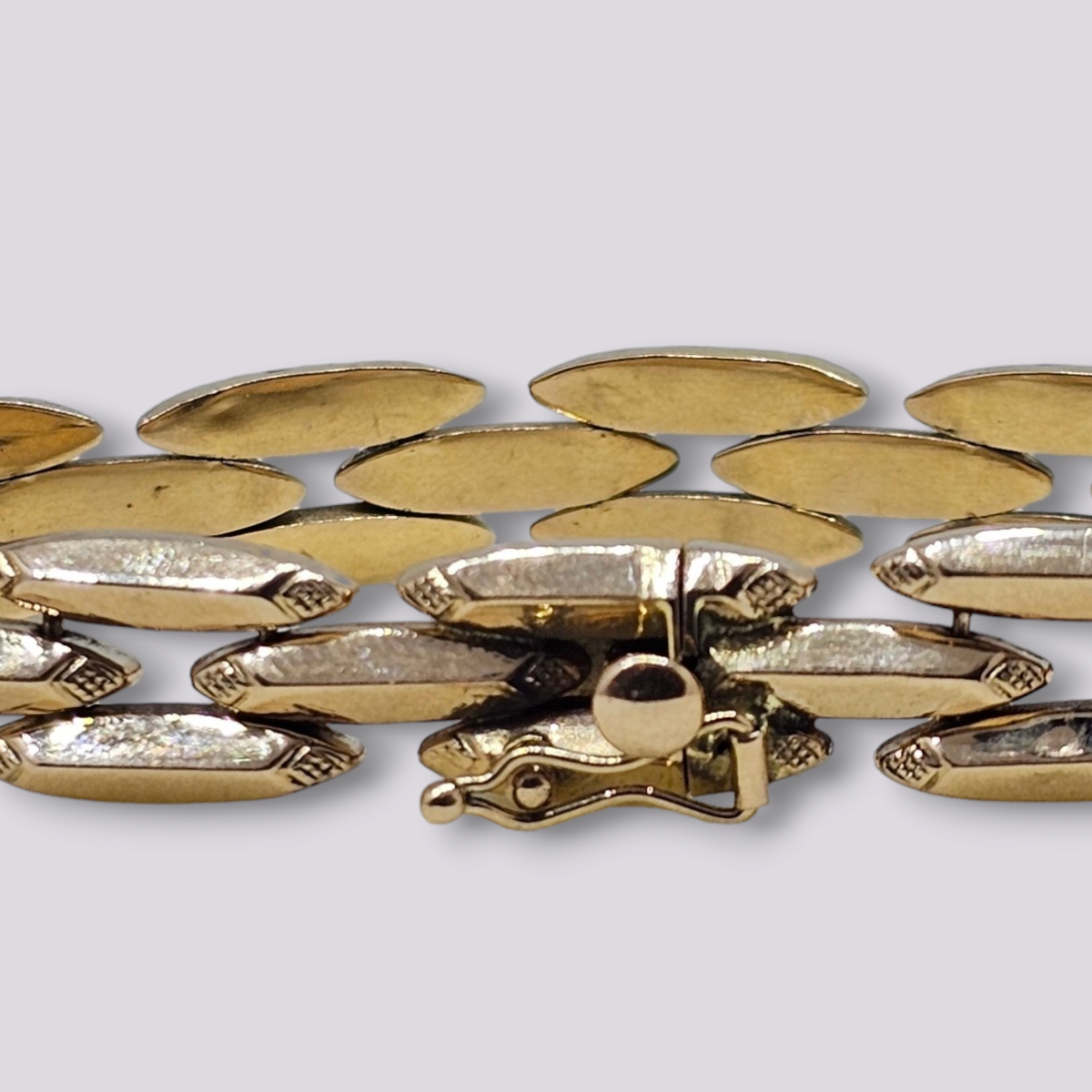 HELLMAN VINTAGE ARMBÅND POLERT FASETT