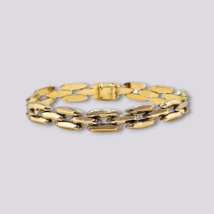 HELLMAN VINTAGE ARMBÅND POLERT FASETT