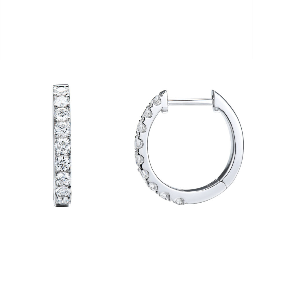 DIAMANTER ØRERINGER HELLMAN 0,73CT