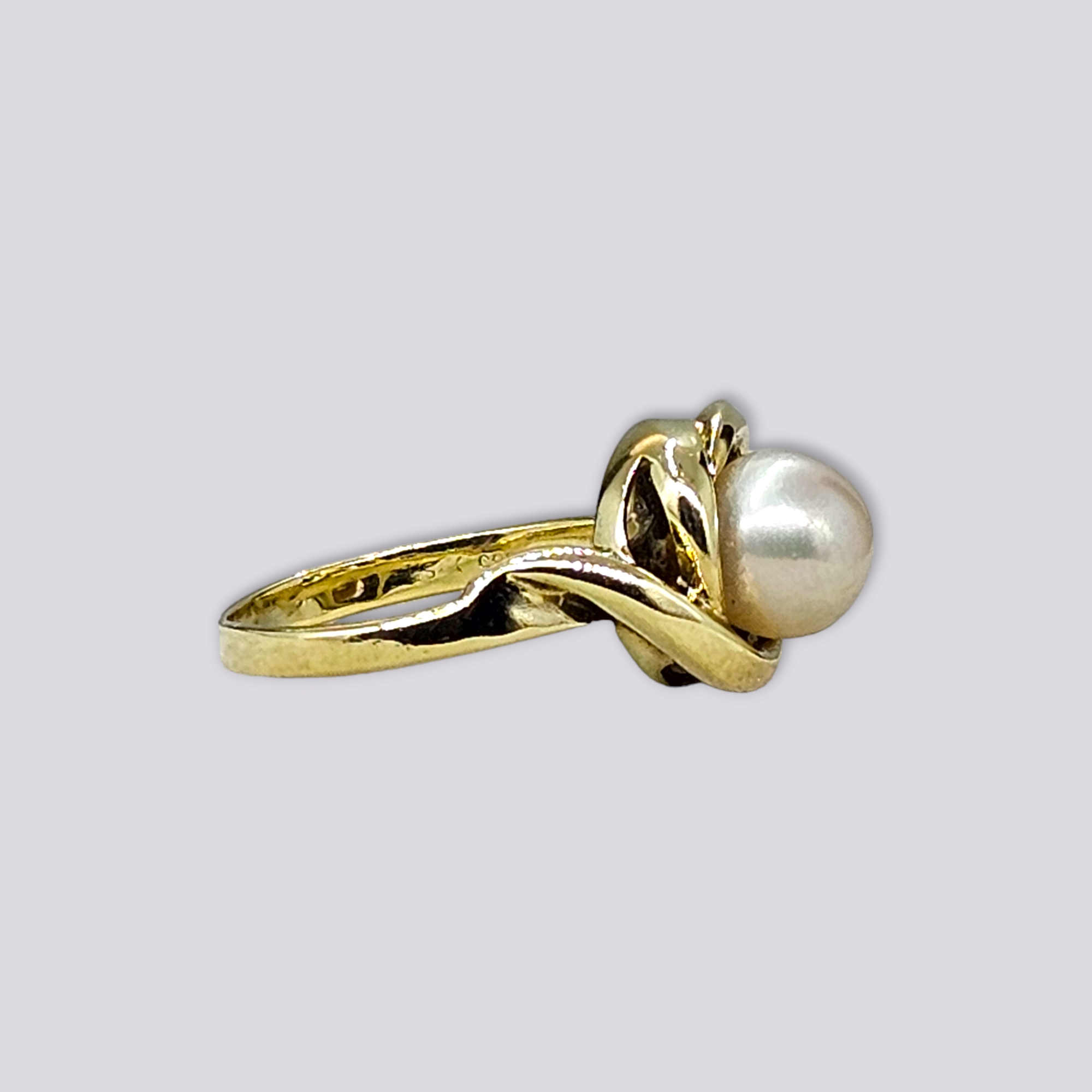 HELLMAN VINTAGE RING MED K.PERLE