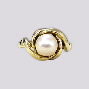 HELLMAN VINTAGE RING MED K.PERLE