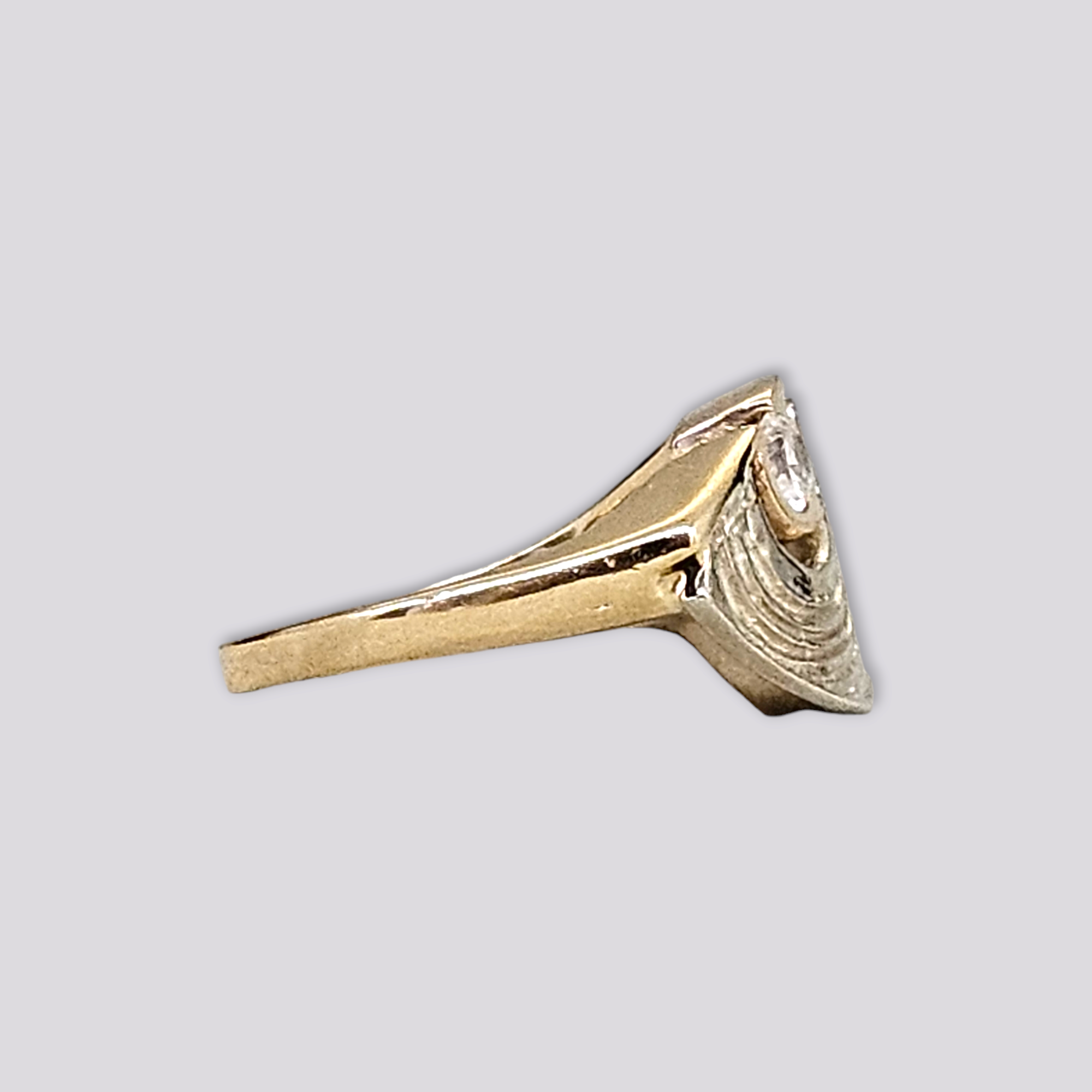 HELLMAN VINTAGE RING 2-FARGET MED CZ