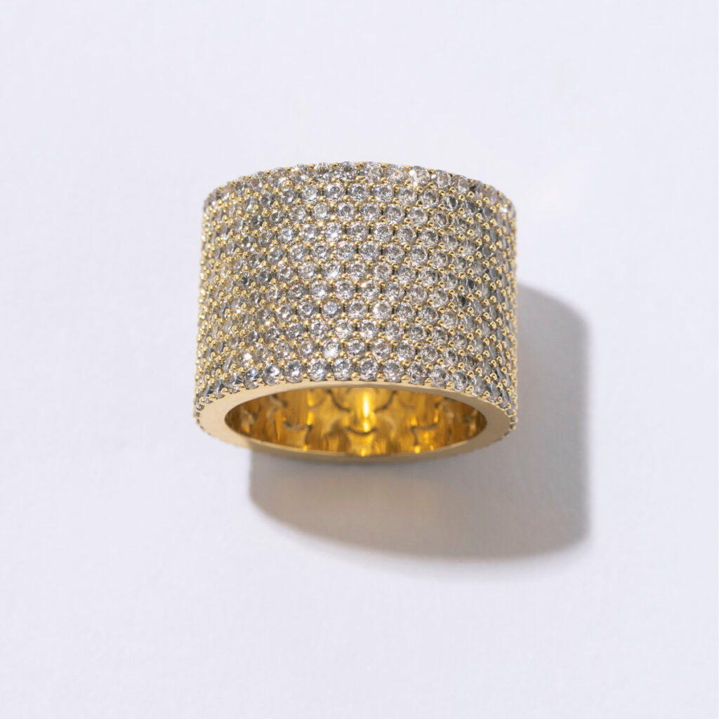 PEARL OCTOPUSS.Y RING FAT DIAMOND