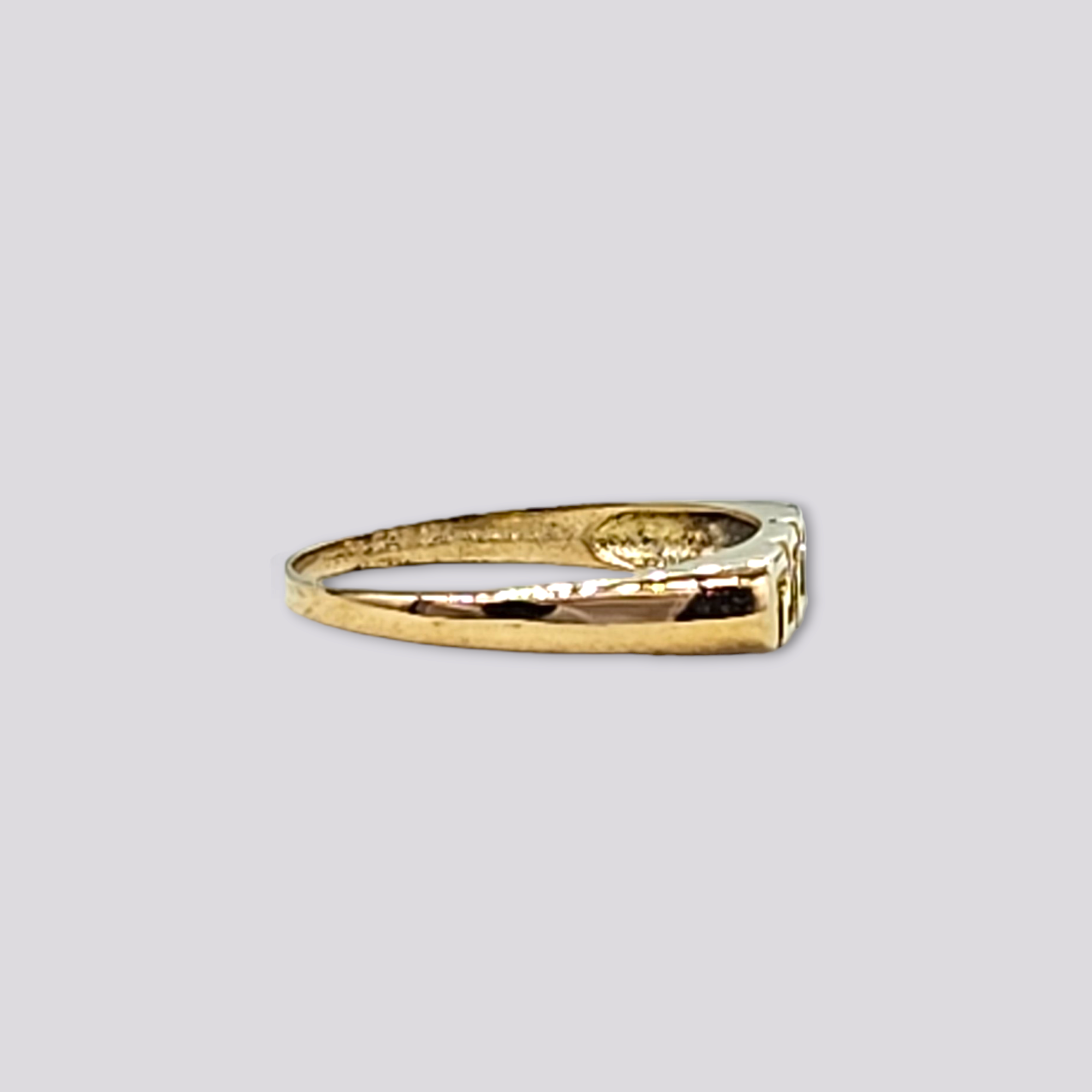 HELLMABN VINTAGE RING MED GRESK MØNSTER